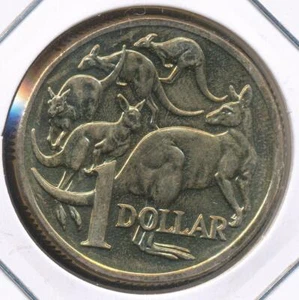 Australia 2004 One Dollar $1 Elizabeth II (Mob of Roos) - Choice Uncirculated - Picture 1 of 3