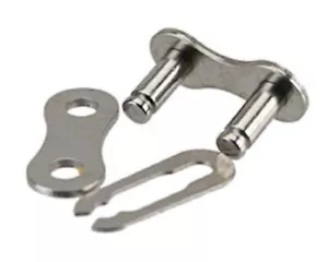 Conector de eslabón de cadena de bicicleta Master Link clip de resorte de 1 velocidad engranaje fijo BMX plateado - Imagen 1 de 4