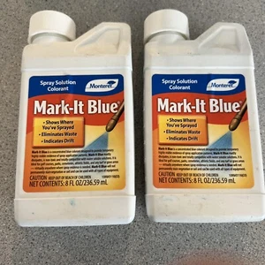 Monterey Mark-It Blue Spray Soluzione Colorante Marcatore Chimico Colorante X 2 - Foto 1 di 3