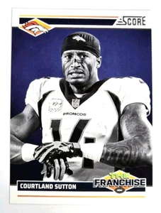 2024 Panini Score Courtland Sutton The Franchise Denver Broncos #10 - Imagen 1 de 2