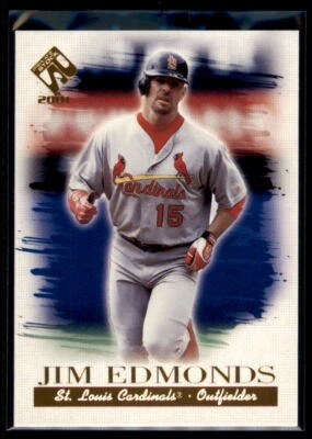 2001 Pacific Private Stock Jim Edmonds #99 St. Louis Cardinals - Image 1 of 2