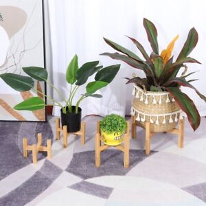 Wood Flowerpot Holder Bonsai Display Stand Floor-Standing Flower Pot Base