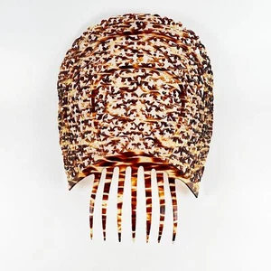 Vintage Spanischer Mantilla Peineta Haarkamm Blumen Schnörkel Übergröße - Bild 1 von 8