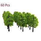 Decorative Mini Trees for Model Building and Scenery Displays (Pack of 60)