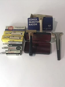 Schick Injektor Menge 2 Rasierer und mehrere Packungen Klingen mit Bonus Vintage - Bild 1 von 12