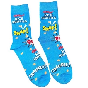 Calcetín Kellogg’s Rice Krispies Crew Cereal Hombre 6-12 Rice Krisp Azul Azul Unisex - Imagen 1 de 5