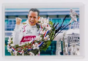 Helio Castroneves Signed Photo - 2021 Indy 500 Winner 4 Time Winner NASCAR Auto - Picture 1 of 2