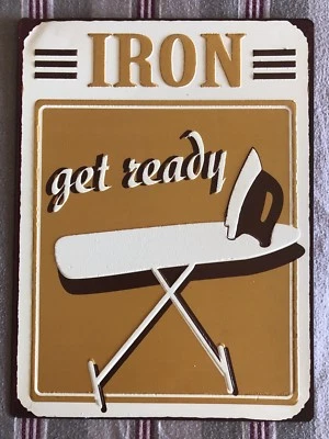 NUEVO LETRERO DE METAL INTERNACIONAL VIP PLANCHA PREPÁRATE decoración de pared aspecto vintage Foto 1 de 2