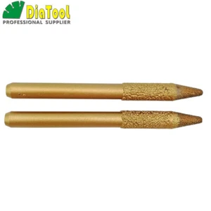 2pcs 10-4/50mm taper ball-end cutter Diamond CNC engraving bits for granite - Picture 1 of 8