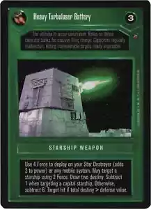 Batteria turbolaser pesante (DS) (Death Star II) | Decifra Star Wars CCG | NM/LP - Foto 1 di 1