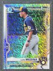 2021 Bowman Chrome Luis Medina 1st Shimmer Refractor Rookie Card BCP-202. rookie card picture