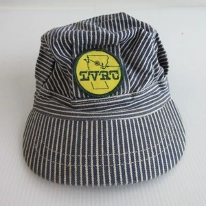 Mütze Kappe LVRC Kinder Zug Ingenieur Schaffner Züge Eisenbahn klein Vermont Vintage - Bild 1 von 5