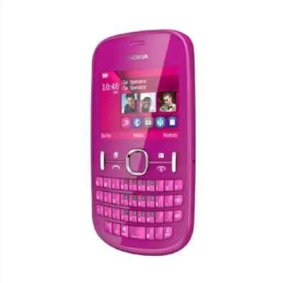 Nokia Asha 200 2MP Dual SIM 2G GSM 900 1800 Original QWERTY Keyboard Smartphone - Image 1 of 4