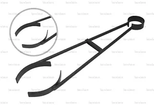 26" Sturdy Foundry Flask Tongs For Handling Graphite Crucibles 3-1/8" to 5-78" - Picture 1 of 3