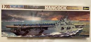 Hasegawa US Flugzeugträger Hancock Water Line Serie Maßstab 1:700 neu versiegelt - Bild 1 von 3