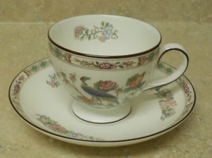 Wedgwood Kutani Crane bone china cup and saucer 8 available - Picture 1 of 4