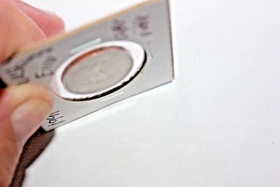 1991-D     ERROR    COPPER IN RIM  SMOOTH  EXTRA WIDE RIM   WASHINGTON QUARTER - Image 1 of 4