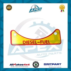 FUEL CAUTION DECAL FOR LAND ROVER DEFENDER DIESEL - PART NO 502951 - Picture 1 of 1