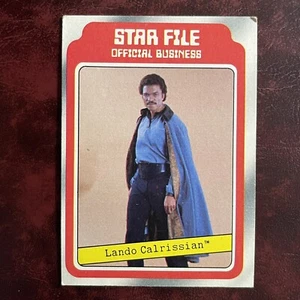 1980 Topps Star Wars EMPIRE COLPISCE INDIETRO Set LADO CALRISSIAN ROOKIE #8 - EX - Foto 1 di 1