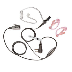 Motorola GP300, DP1400, CP040, XTN, covert acoustic tube earpiece Earmoulds