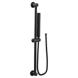 🌱 Moen 3887EPBL Nivel Eco Paquete de Ducha Portátil 30" Barra Deslizante - Negro Mate LEER - Imagen 1 de 18