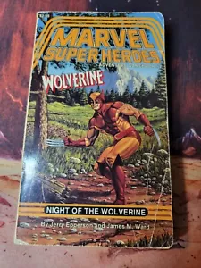Marvel Superheroes Night of the Wolverine Adventure Gamebook #3 Eppersson - Picture 1 of 6