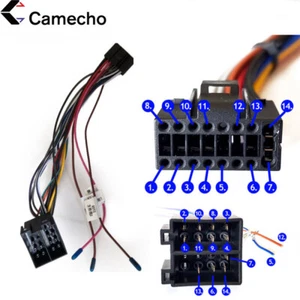 Adaptador de cable ISO radio de coche mazo de cables para convertidor VW GOLF ŠKODA - Imagen 1 de 6