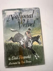 National Velvet Enid Bagnold 1972 15th Printing Hardcover Library Bound - Picture 1 of 7