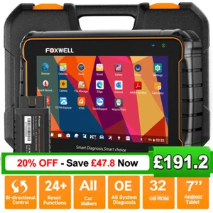 Foxwell Diagnostic Tool OBD2 Scanner All Systems DPF TPMS Injector Oil EPB ABS - Picture 1 of 19
