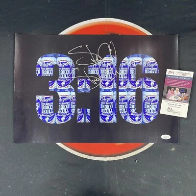 Stone Cold Steve Austin Signed WWE Official 12x18 Photo Autographed JSA COA AUTO - Image 1 of 4