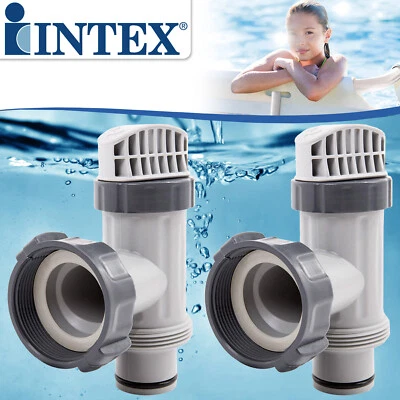 INTEX Absperrhahn für 38mm Schlauch Schwimmbad Pool Ventil Kugelhahn - Bild 1 von 3