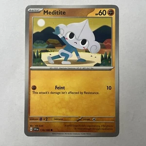Meditite 110/198 Sv01: Scarlet & Violet Base Set Regular - Picture 1 of 2