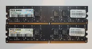 ocz 4gb ram kit ocz2v8004gk pc2-6400 - Picture 1 of 2