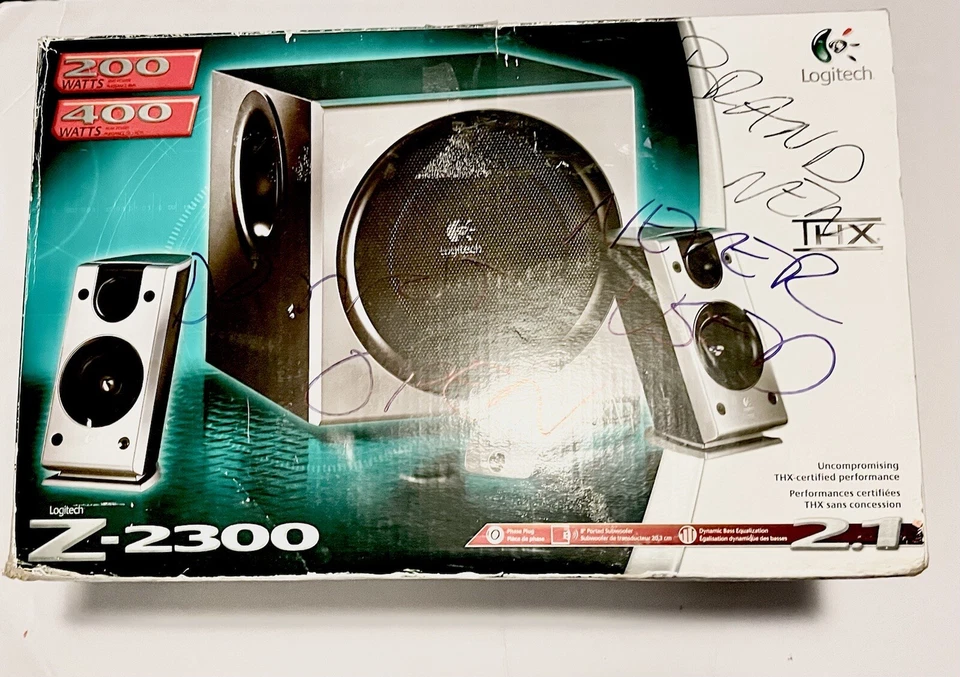 Logitech Z-2300 THX certified Computer Speakers (2004) New, Original Package - Image 1 of 4