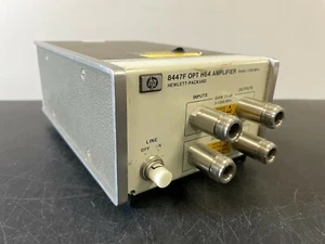 Hewlett Packard 8447F RF Amplifier with Opt H64 Installed 9kHz - 1300 MHz. 25db - Picture 1 of 7