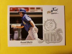 RUSSELL MARTIN * RC ROOKIE #45 LA DODGERS - BLUE JAYS 2005 JUST MINORS BASEBALL - Picture 1 of 3