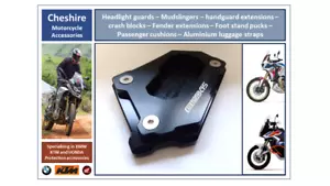BMW R1250GS R1250GSA 69MM ADVENTURE FOOTSTAND EXTENTION PLATE PUCK 2018 - 2025 - Picture 1 of 10