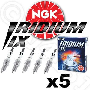 FIAT STILO ABARTH 2.4 20V NGK IRIDIUM IX SPARK PLUGS x5 - Picture 1 of 1