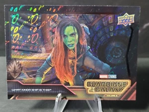 ZOE SALDANA als Gamora 2024 Upper Deck Guardians of the Galaxy 3 Orange Parallel - Bild 1 von 3