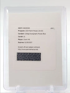 GRANT HILL 2024-25 MOSAIC COLLAGE AUTOGRAPHS BLUE PRIZM #21 AUTO /35 Q4272 - Picture 1 of 2