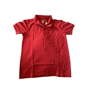 Liquid-Repellent Polo Shirt The Good Day Lab Red Size 8-9 New School Uniform - Picture 1 of 4