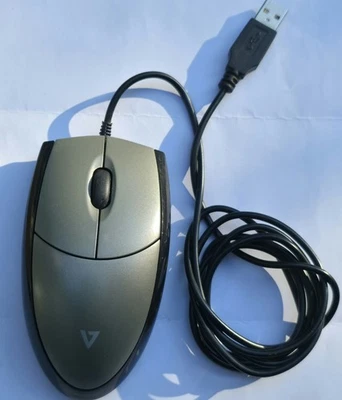 V7 MV3000010 Optical USB Mouse Wired Computer PC Laptop Accessory - Image 1 of 2