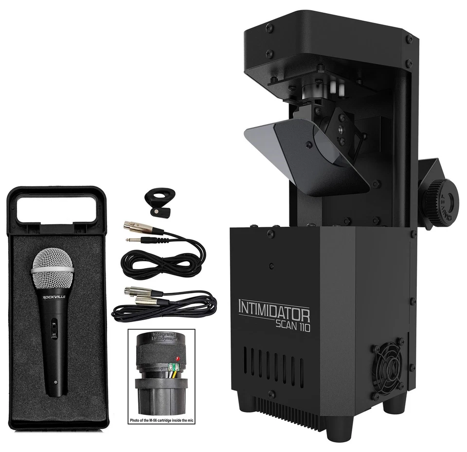Chauvet Intimidator Scan 110 LED Scanner Dance Floor Party Effect Light + Mic - Image 1 of 4