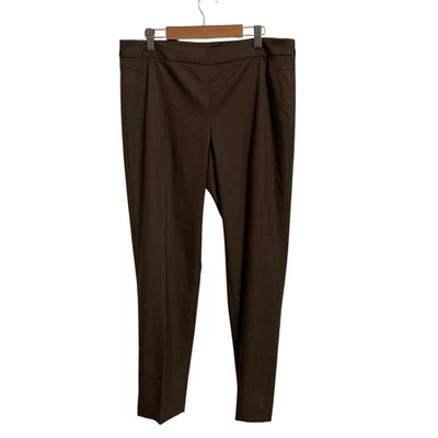 W By Worth Taupe Luna Pants Side Zip Straight Leg Size 6 NWT Foto 1 de 4