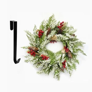 Xmas Front Door Wreath with Hanger - Picture 1 of 5