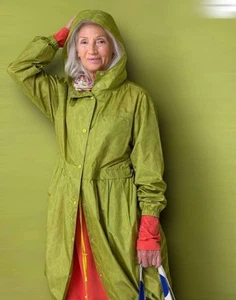 Gudrun Sjoden Jacke Regenmantel mit Kapuze Gr. XL - Bild 1 von 19