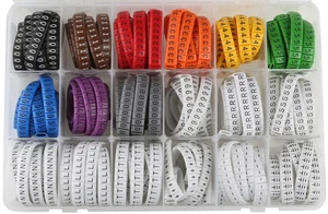 914-0592 RS PRO Slide On Cable Marker Kit | Pre Printed | Sealed/NEW - Picture 1 of 4