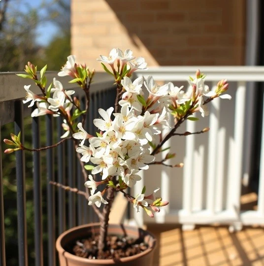 2x winterharte Felsenbirne-Bäume schnellwüchsige Pflanzen für den Garten - Bild 1 von 1