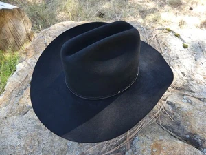 Resistol "George Strait" 4X Bvr. Gr. 7 1/8 lang oval (22 1/4") TOP - Bild 1 von 16