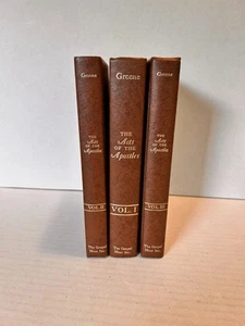The Acts of the Apostles by Oliver B. Greene Volumes 1-3 Gospel Hour HC Book Lot - Picture 1 of 8
